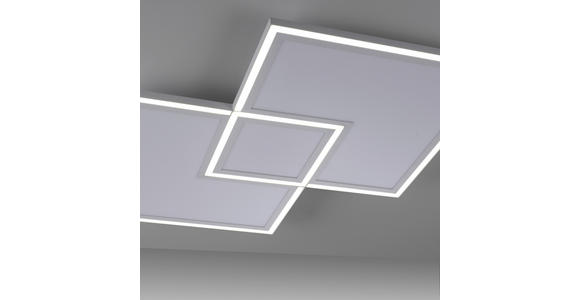 LED-DECKENLEUCHTE 67/67/5 cm   - Weiß, Trend, Kunststoff/Metall (67/67/5cm) - Novel