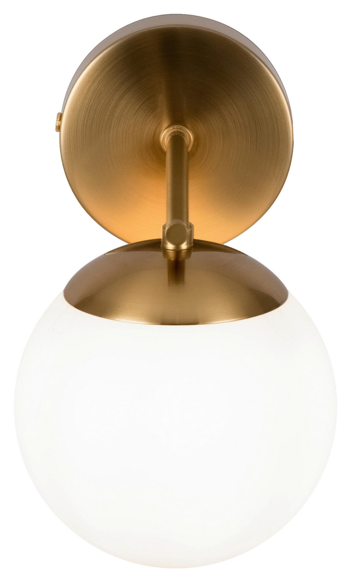 WANDLEUCHTE 21/20/21 cm   - Messingfarben, Trend, Glas/Metall (21/20/21cm) - MAYTONI