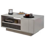 COUCHTISCH in Stein, Holzwerkstoff 110/60/45 cm  - Anthrazit/Hellgrau, Design, Holzwerkstoff/Stein (110/60/45cm) - Novel