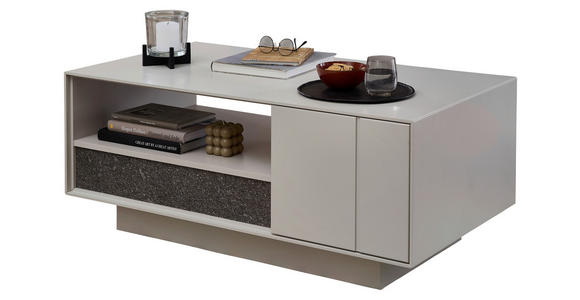 COUCHTISCH in Stein, Holzwerkstoff 110/60/45 cm  - Anthrazit/Hellgrau, Design, Holzwerkstoff/Stein (110/60/45cm) - Novel