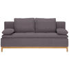 SCHLAFSOFA in Textil Grau  - Grau, Modern, Holz/Textil (200/96/88cm) - Joka