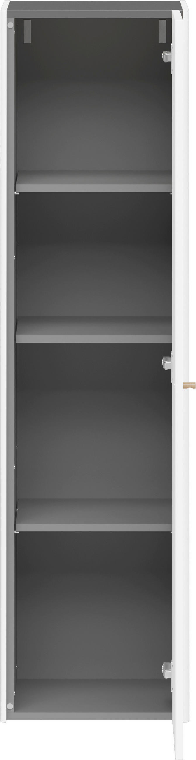 HÄNGESCHRANK 38/141/37 cm  - Anthrazit/Weiß, Design, Holz/Holzwerkstoff (38/141/37cm) - Germania