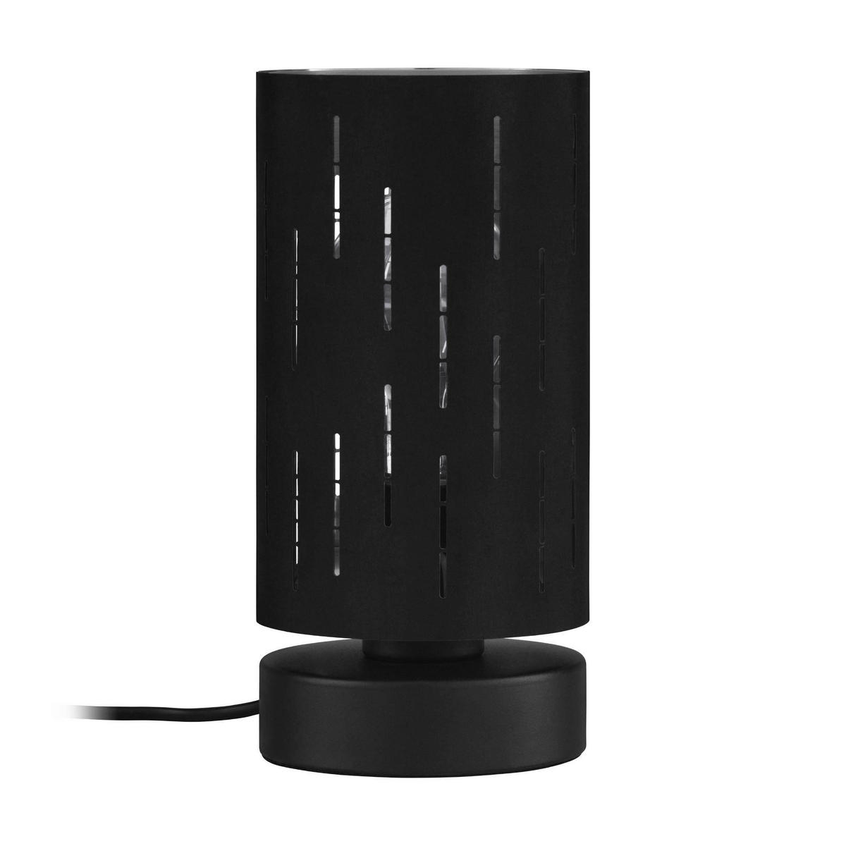 TISCHLEUCHTE Varillas 12/25,5 cm   - Goldfarben/Schwarz, Design, Textil/Metall (12/25,5cm) - Eglo