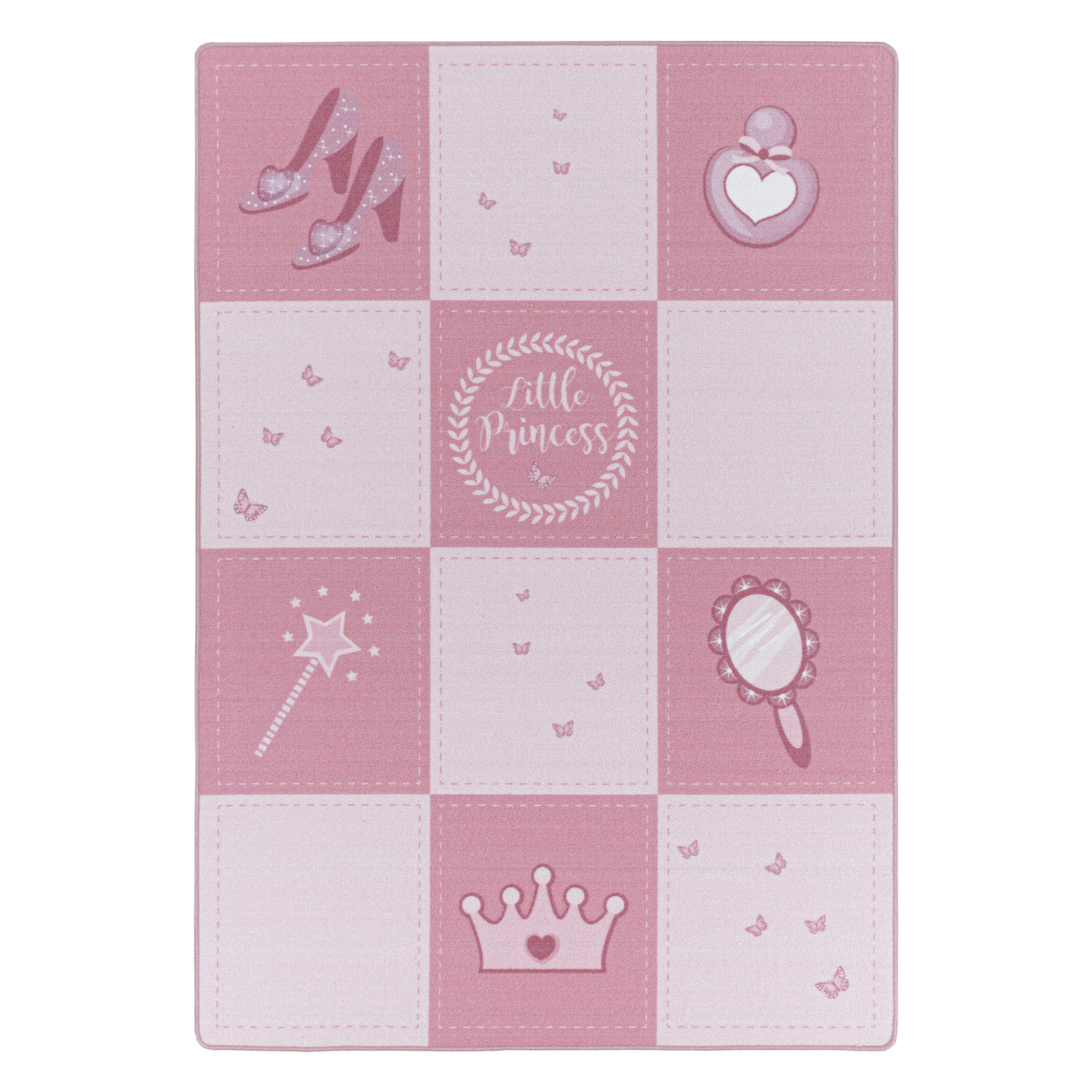 KINDERTEPPICH 80/120 cm Play 2905 pink  - Pink, Basics, Kunststoff/Textil (80/120cm)
