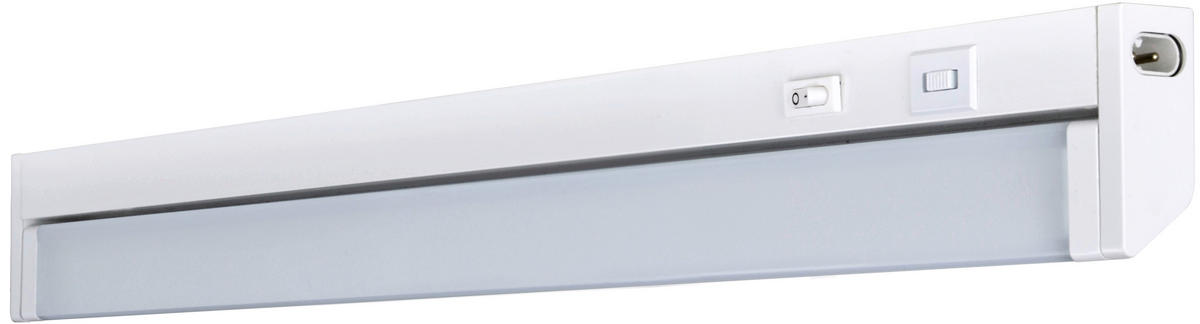 LICHTLEISTE 85,6/2,4/6,1 cm   - Weiß, Basics, Kunststoff (85,6/2,4/6,1cm)