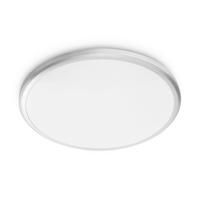 DECKENLEUCHTE 28,7/6,5 cm   - Silberfarben, KONVENTIONELL, Kunststoff (28,7/6,5cm) - Philips