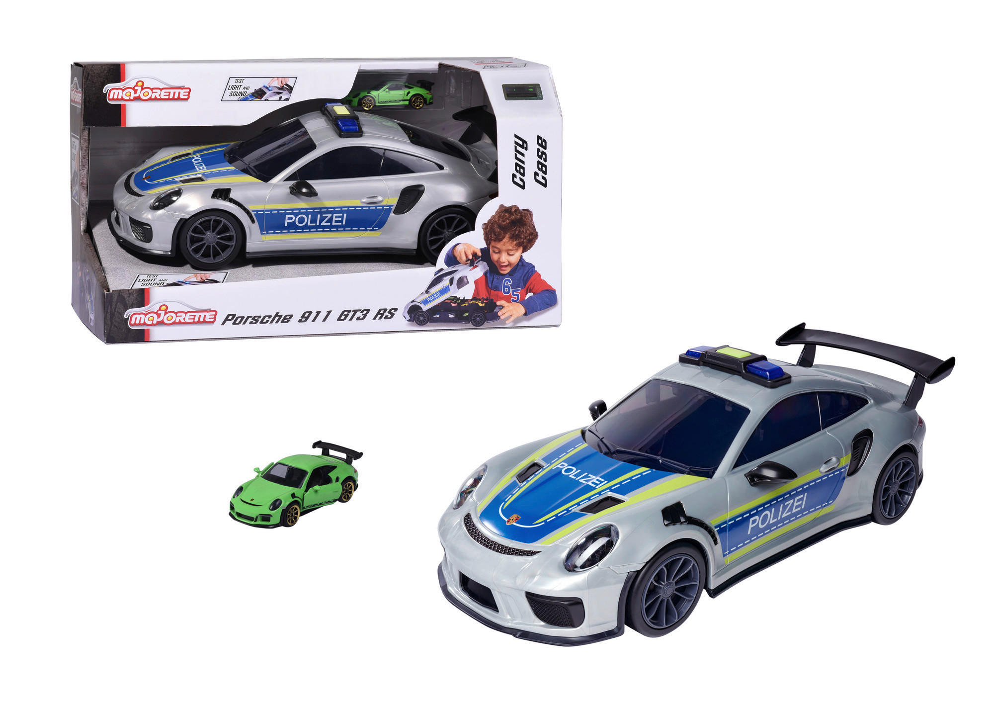 SPIELZEUGAUTO - Blau/Weiß, Basics, Kunststoff (18/35/20cm) - Simba