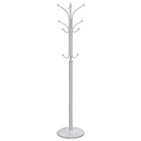 KLÄDSTÄLLNING i silver, vit 37/180/37 cm   - vit/silver, Design, metall/sten (37/180/37cm) - Carryhome