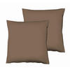 KOPFKISSENBEZUG - Dunkelbraun, Basics, Textil (80/80cm) - Fleuresse