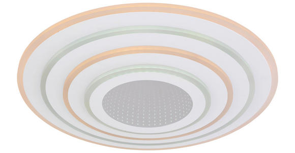 LED-DECKENLEUCHTE 50/6,5 cm    - Weiß, Design, Kunststoff/Metall (50/6,5cm) - Novel