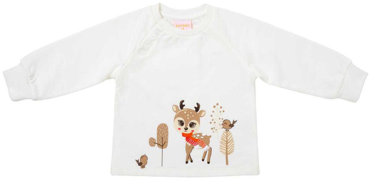 BABYTRÖJA DEER GIRLS  - naturfärgad, Trend, textil (80null) - Patinio