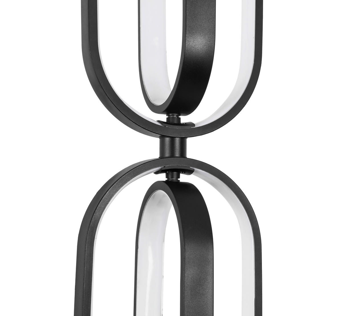 ZÁVESNÉ LED SVIETIDLO, 21/200 cm  - čierna, Design, kov/plast (21/200cm) - Novel