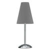 TISCHLEUCHTE 20/54 cm   - Chromfarben/Grau, KONVENTIONELL, Textil/Metall (20/54cm)