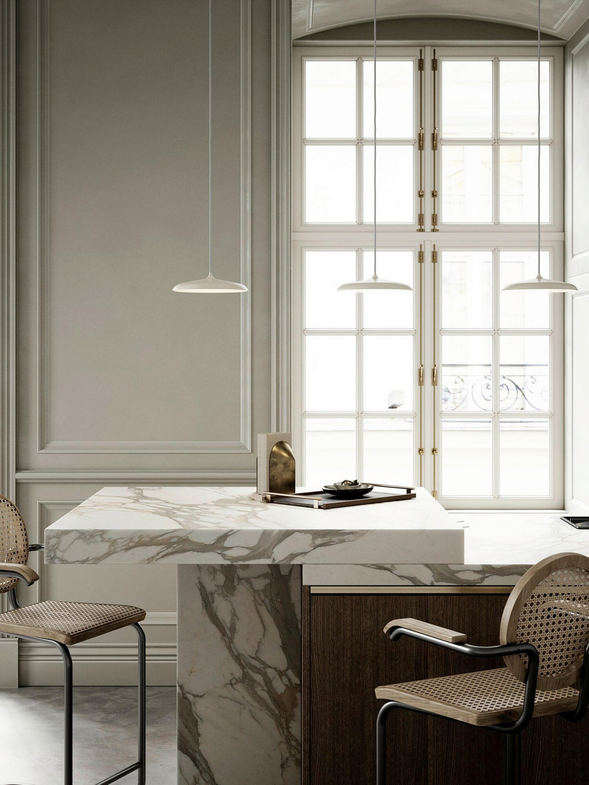 LED-HÄNGELEUCHTE 25/6 cm  - Beige, Design, Metall (25/6cm) - Nordlux