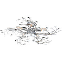 DECKENLEUCHTE  65/16 cm    - Chromfarben, KONVENTIONELL, Kunststoff/Metall (65/16cm) - Globo