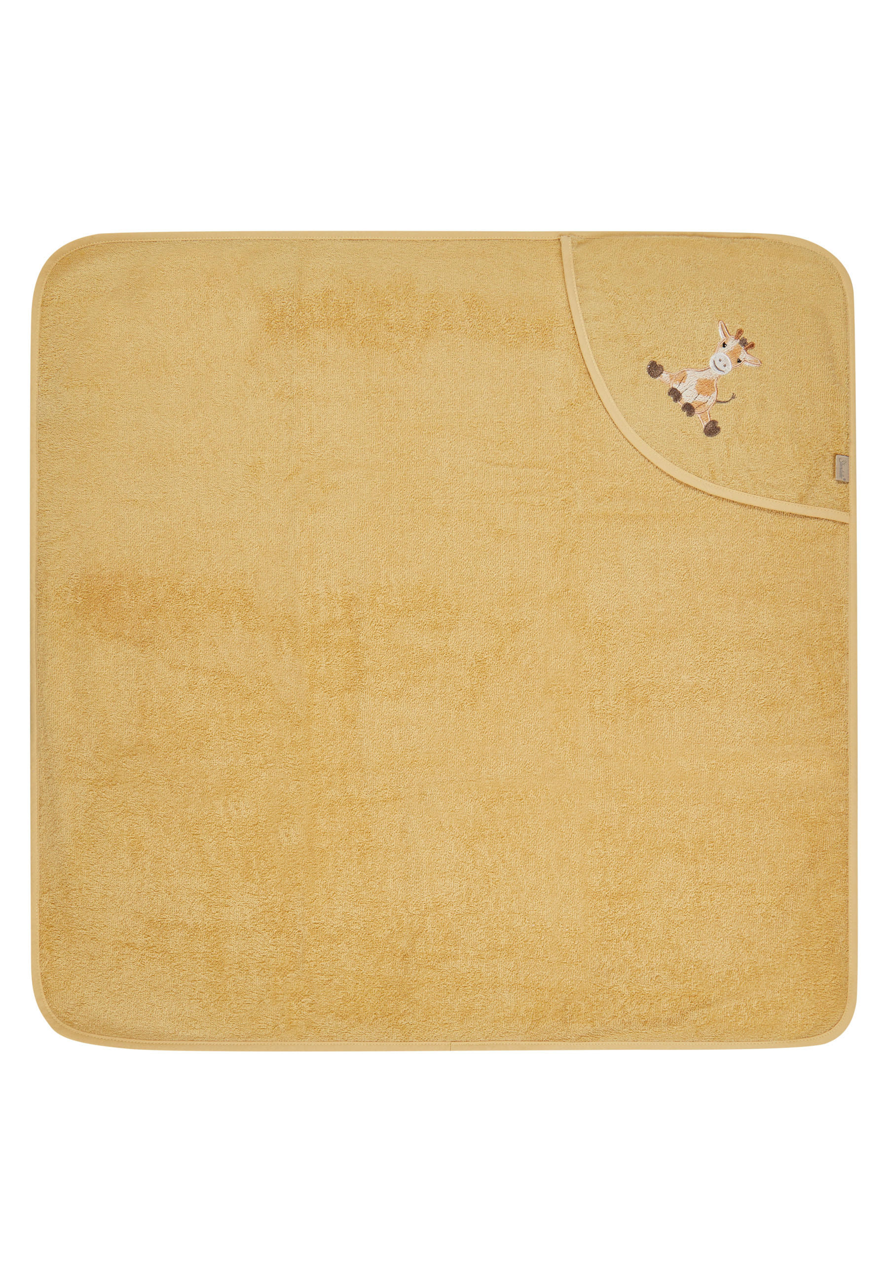 KAPUZENBADETUCH Spielwaren Safari  - Dunkelgelb, Basics, Textil (80/80/0,5cm) - Sterntaler