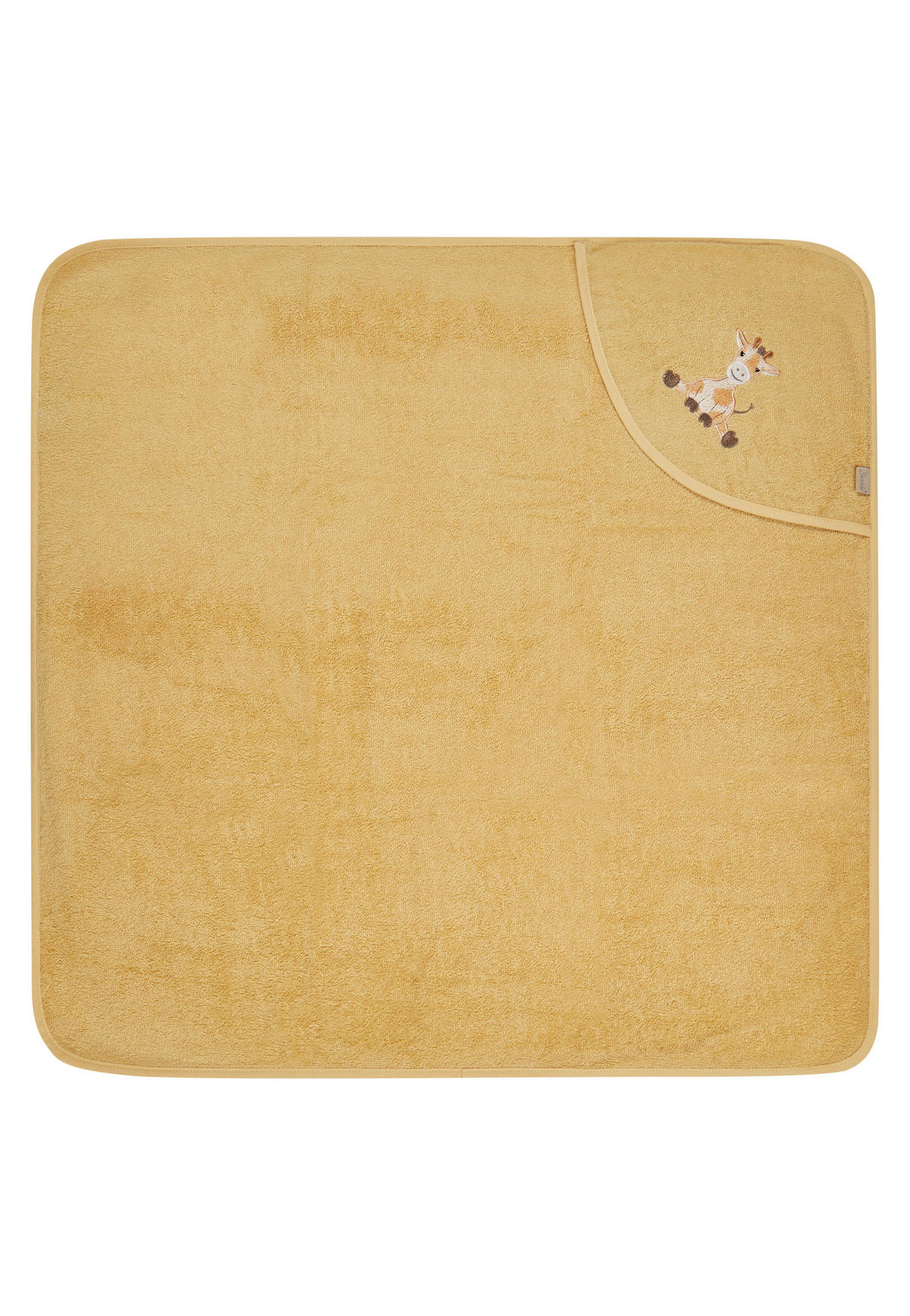 KAPUZENBADETUCH Spielwaren Safari  - Dunkelgelb, Basics, Textil (80/80/0,5cm) - Sterntaler