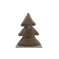 DEKOBAUM - Ecru/Creme, LIFESTYLE, Holzwerkstoff/Textil (28/38/9cm) - X-Mas