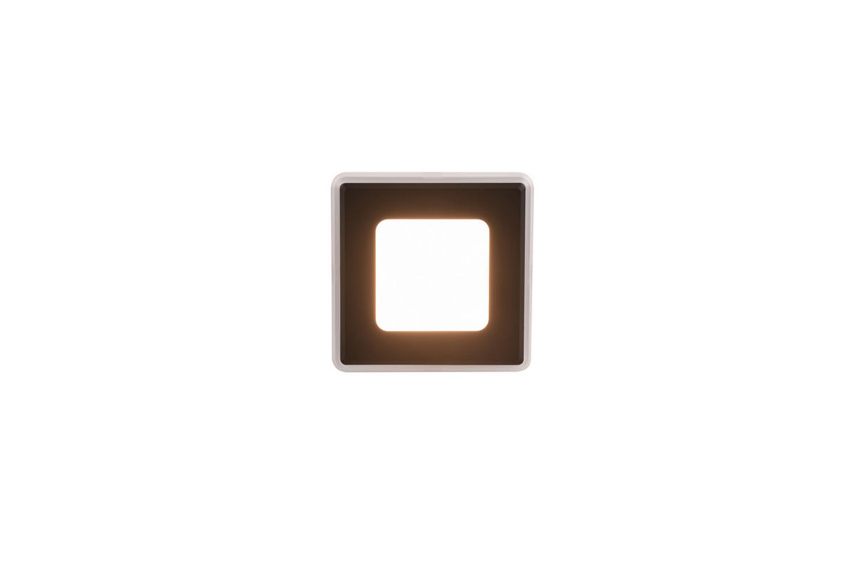 LED-EINBAUSPOT NIMBUS 8,5/8,5/3,9 cm   - Schwarz, Design, Kunststoff (8,5/8,5/3,9cm) - Trio Leuchten
