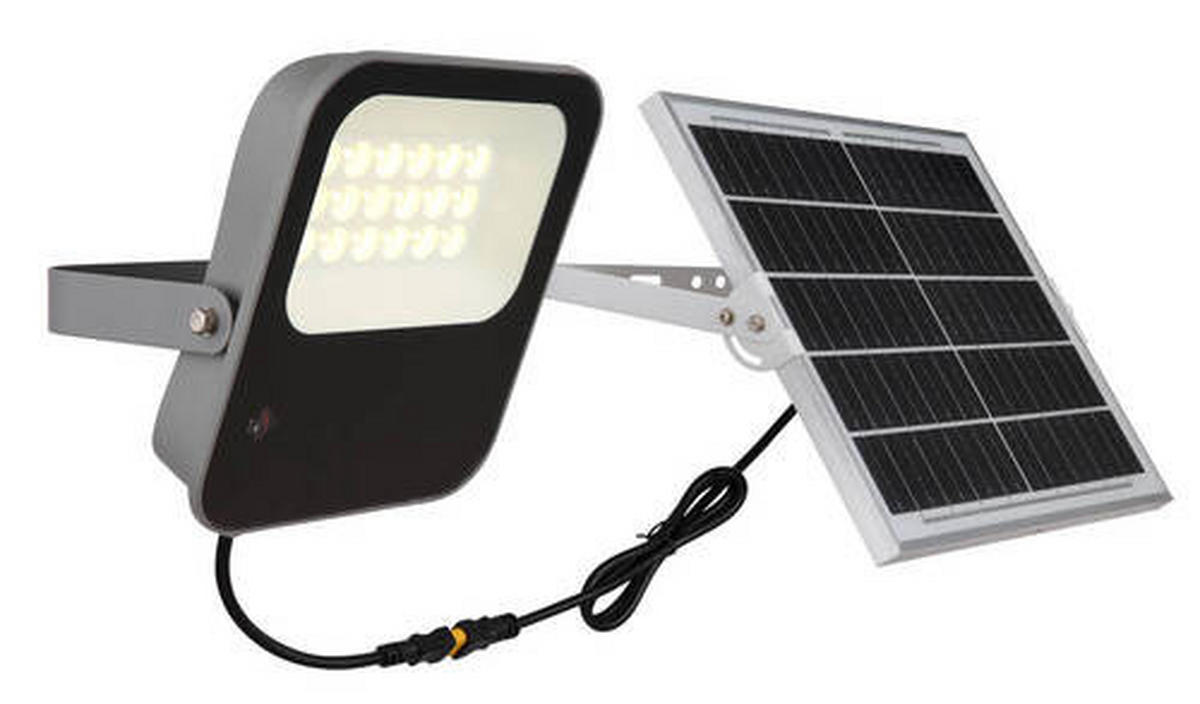 SOLARLEUCHTE 19/22/4,6 cm   - Klar/Grau, KONVENTIONELL, Glas/Metall (19/22/4,6cm) - Globo