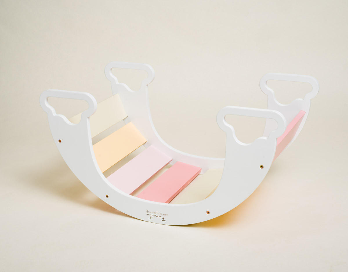 WIPPE  - Multicolor/Weiß, Basics, Holz (40/75/37cm)