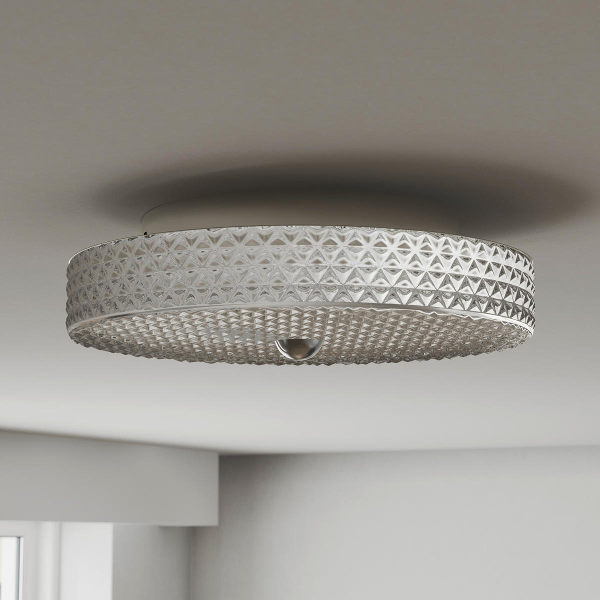 LED-TAKLAMPA 21 W 40/9,5 cm  - klar, Klassisk, metall/glas (40/9,5cm) - Glandor