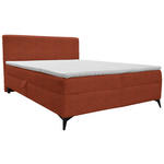 BOXBETT 160/200 cm  in Rostfarben  - Rostfarben/Schwarz, Design, Holz/Holzwerkstoff (160/200cm) - Xora