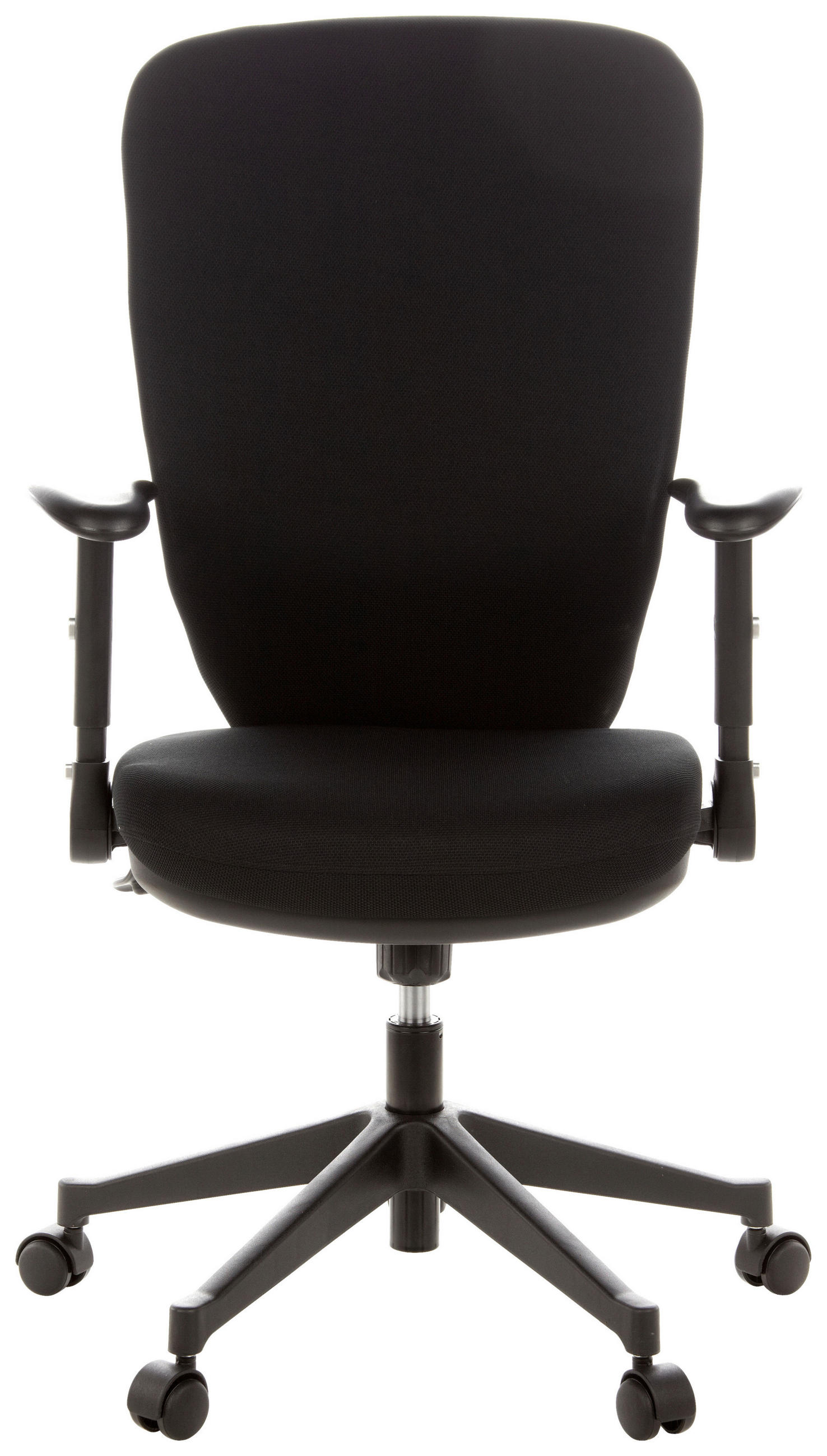 OTOČNÁ ŽIDLE, plochá tkanina, černá - černá, Moderní, kov/textil (58/117/48cm) - MID.YOU