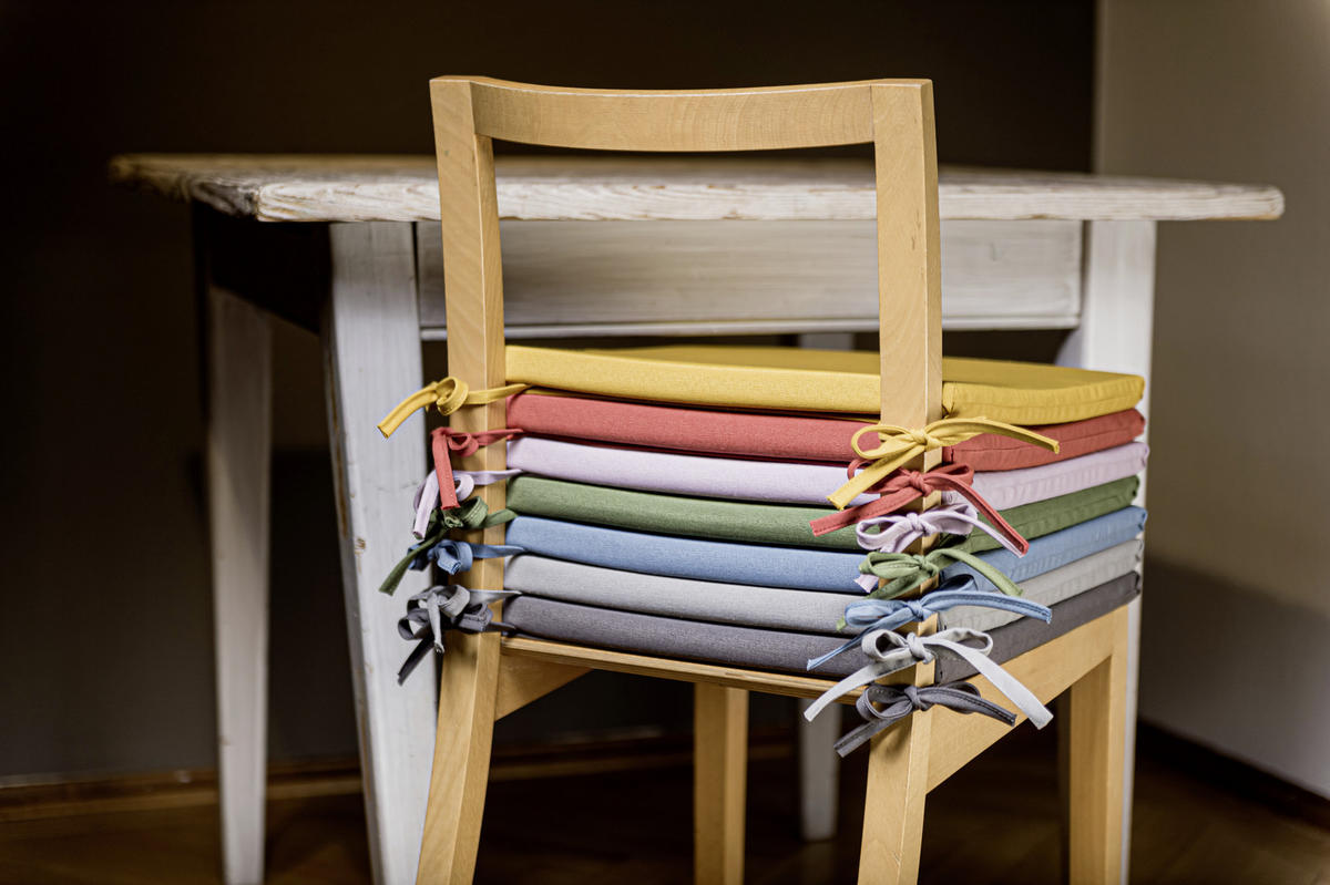 PODUŠKA NA SEDENIE, 38/38/2 cm - zelená, Basics, textil (38/38/2cm) - Boxxx