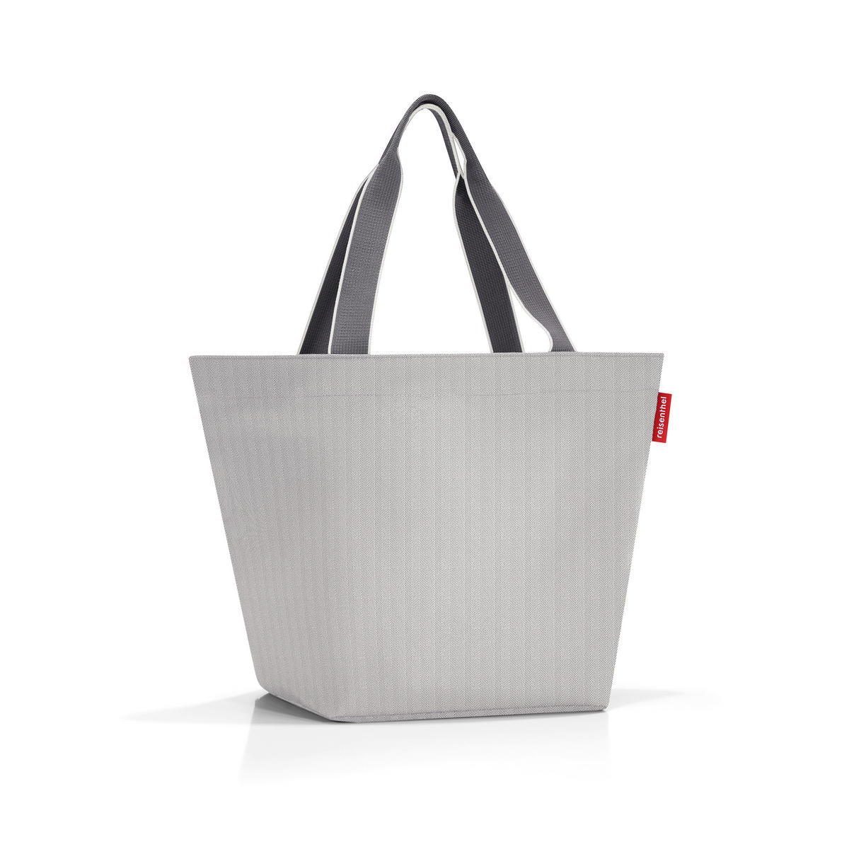 SHOPPER  - Schwarz/Weiß, Basics, Textil (51/30,5/26cm) - Reisenthel