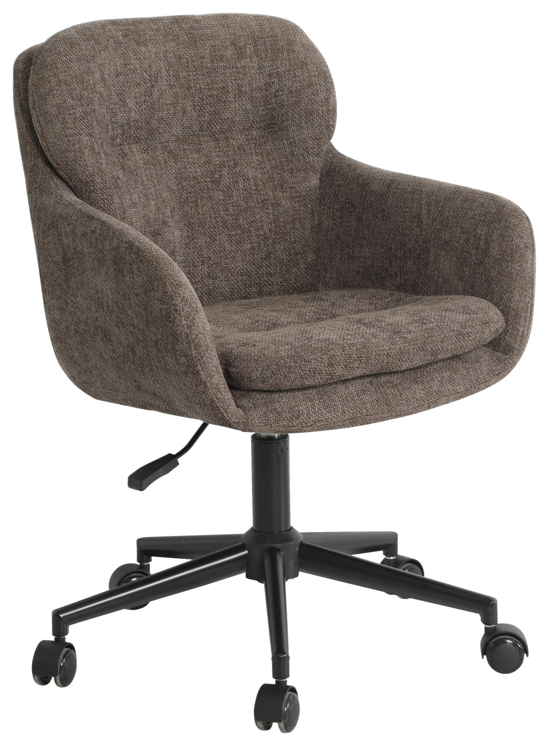 Livetastic Drehstuhl Braun, Schwarz 58x79x89 cm