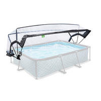 POOLTAK - transparent, Klassisk, metall/plast (333/230/115cm) - EXIT Toys
