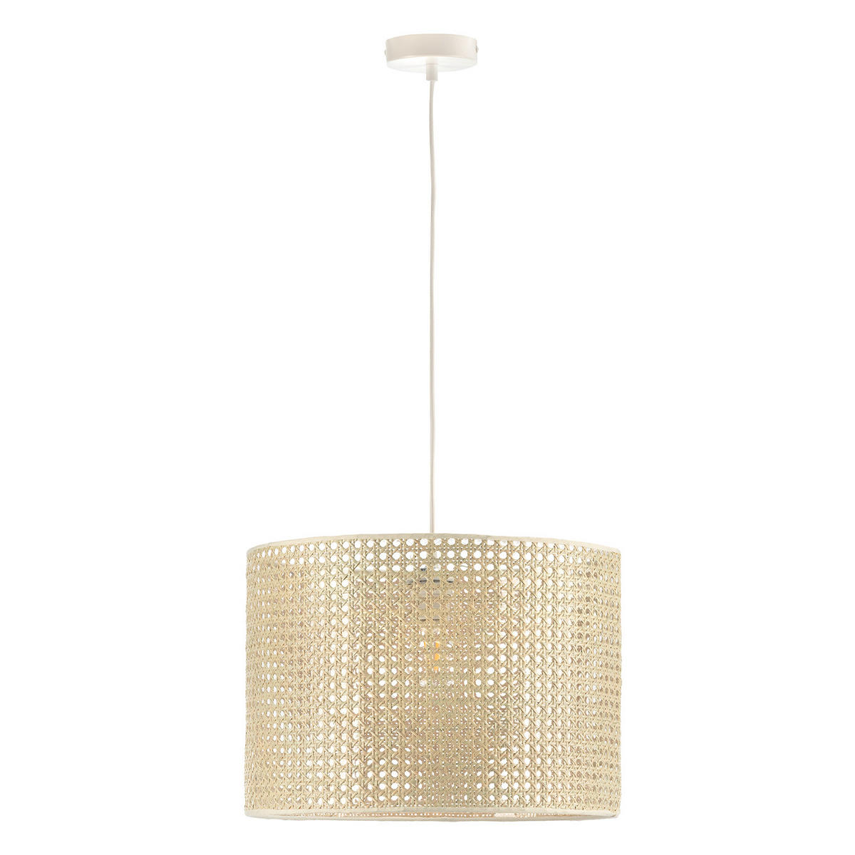 SVJETILJKA VISEĆA    40/40/110 cm    5076 AZIZ  - bijela/boje pijeska, Basics, drvo/tekstil (40/40/110cm)