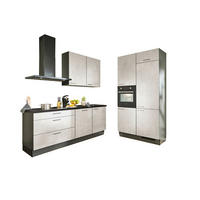 ECKKÜCHE XO 10 220/120 cm  in Graphitfarben, Schwarz, Weiß  - Chromfarben/Schwarz, Design, Holzwerkstoff/Metall (220/120cm) - Xora