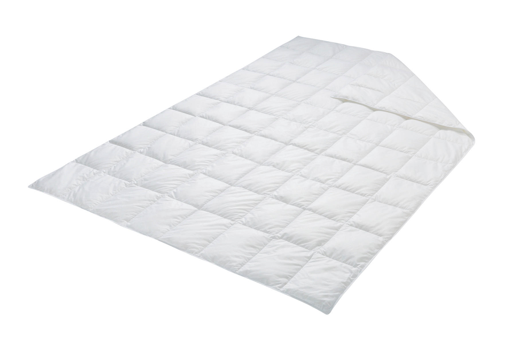 DAUNENDECKE  155/220 cm 10 % Federn 90 % Daunen  - Weiß, Basics, Textil (155/220cm)
