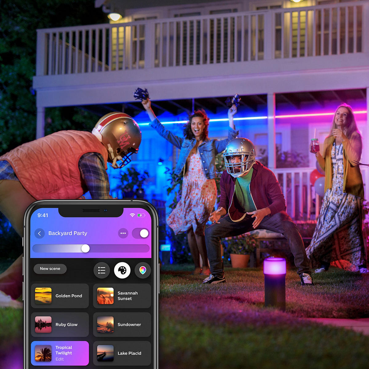 LED-STRIP White & Color Ambiance Lightstrip Outdoor 2m 487 cm   - Transparent, Design, Kunststoff (487cm) - Philips HUE