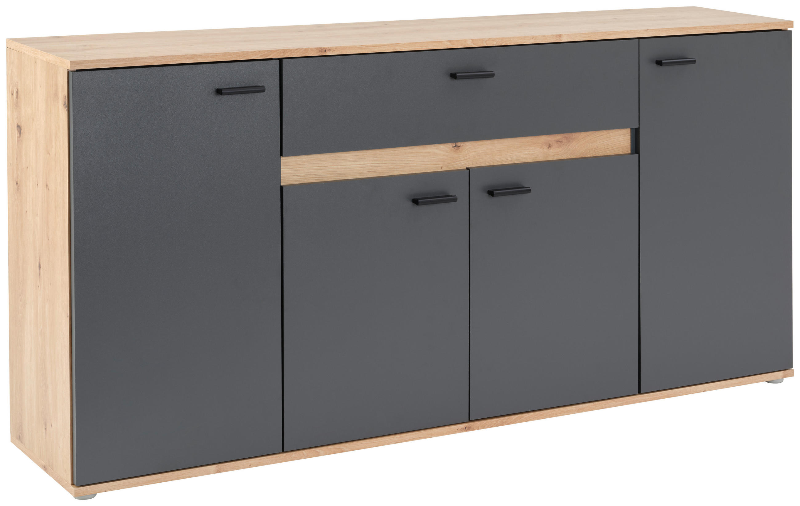Kommode 160cm Carmen Artisan/Anthrazit