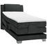 BOXSPRINGBETT in Dunkelbraun - Dunkelbraun/Silberfarben, KONVENTIONELL, Kunststoff/Textil (100/200cm) - Esposa BOXSPRINGBETT in Dunkelbraun - Dunkelbraun/Silberfarben, KONVENTIONELL, Kunststoff/Textil (100/200cm) - Esposa