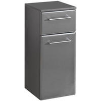 UNTERSCHRANK 30/72/33 cm   - Chromfarben/Anthrazit, Basics, Glas/Holzwerkstoff (30/72/33cm) - Pelipal
