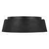 DECKENLEUCHTE  36.8/11.9 cm    - Schwarz, Basics, Glas/Metall (36.8/11.9cm) - Elstead Lighting