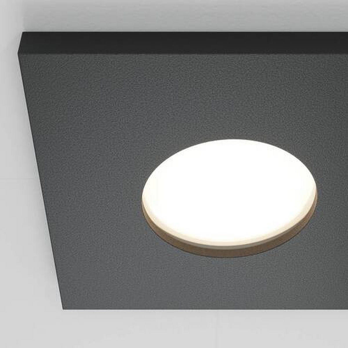 DECKENLEUCHTE    8,4/8,4/2,9 cm  - Schwarz, Trend, Metall (8,4/8,4/2,9cm) - MAYTONI