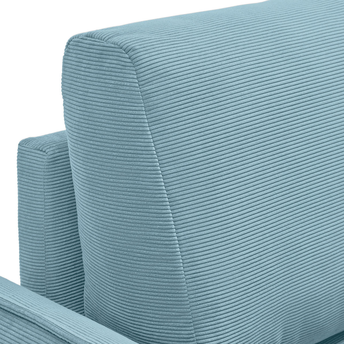 3-SITS SOFFA i manchester petrol  - petrol/naturfärgad, Modern, trä/textil (183/85/92cm) - MID.YOU