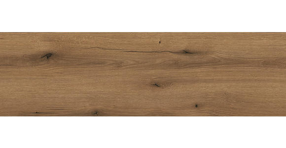 KÜCHENLEERBLOCK   in Weiß, Eichefarben  - Eichefarben/Schwarz, Design, Holzwerkstoff/Metall (330cm) - Xora