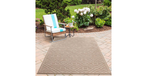 OUTDOORTEPPICH 80/150 cm Patara  - Beige, Design, Textil (80/150cm) - Novel