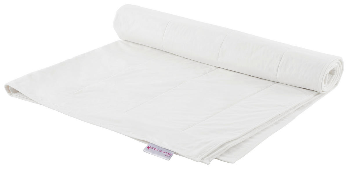 LETNÍ PŘIKRÝVKA, 155/220 cm,  - bílá, Basics, textil (155/220cm) - Centa-Star