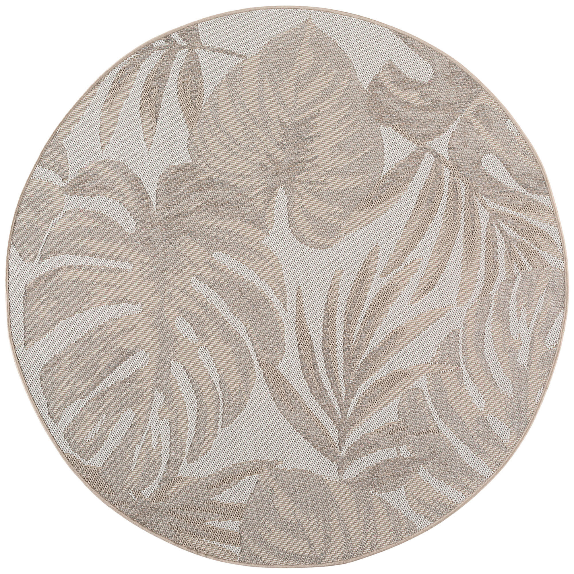 OUTDOORTEPPICH  Wohnzimmer 200 cm Desert Beige rund  - Beige, Design, Textil (200cm) - Ayyildiz 
