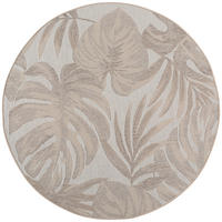 OUTDOORTEPPICH  Wohnzimmer 200 cm Desert Beige rund  - Beige, Design, Textil (200cm) - Ayyildiz 