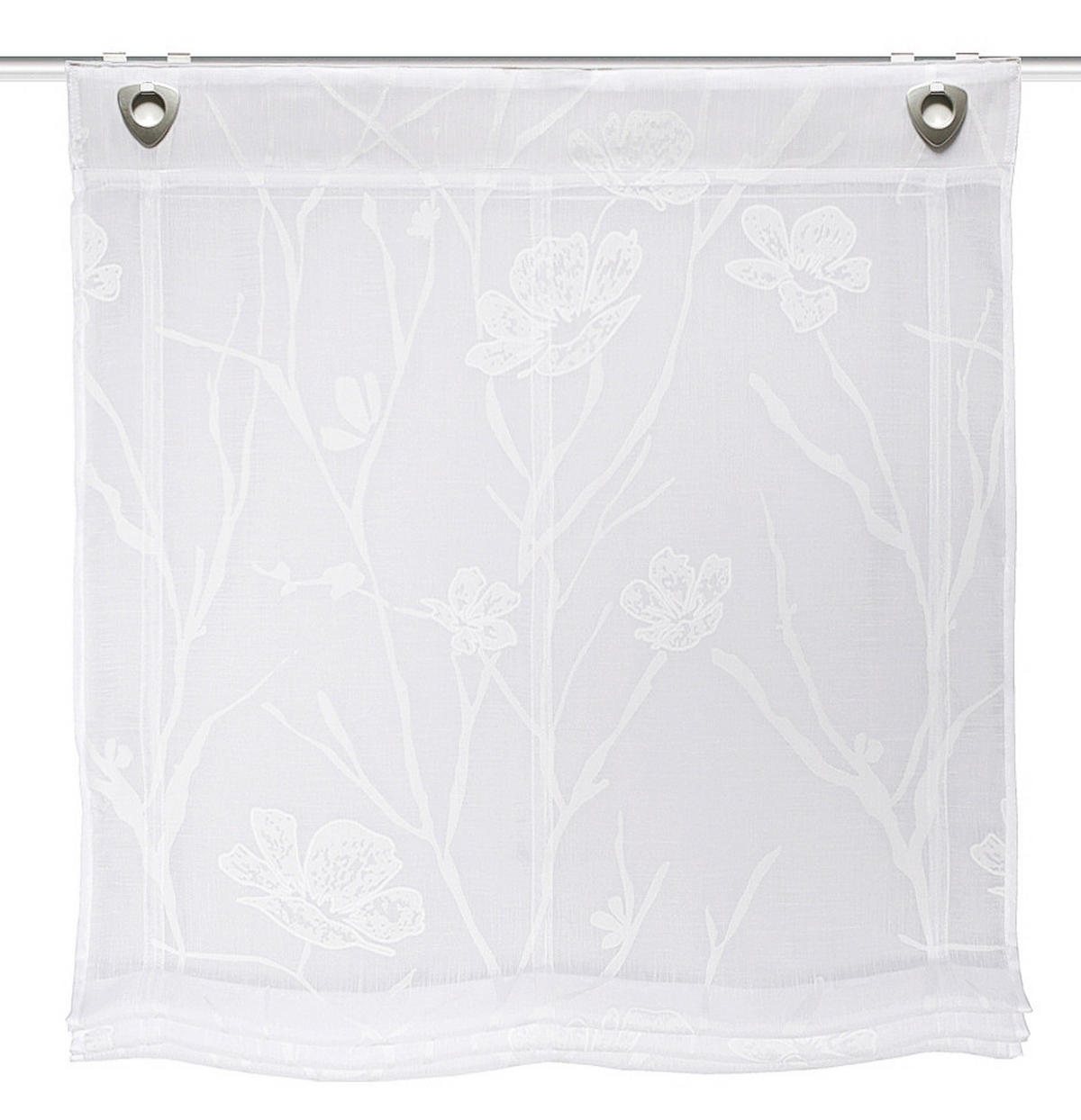 RAFFROLLO  - Weiß, Natur, Textil (100/130cm)