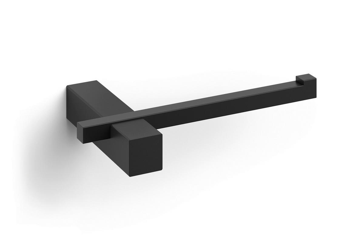 TOILETTENPAPIERHALTER - Schwarz, Basics, Metall (16,5/2,6/10cm) - Zack