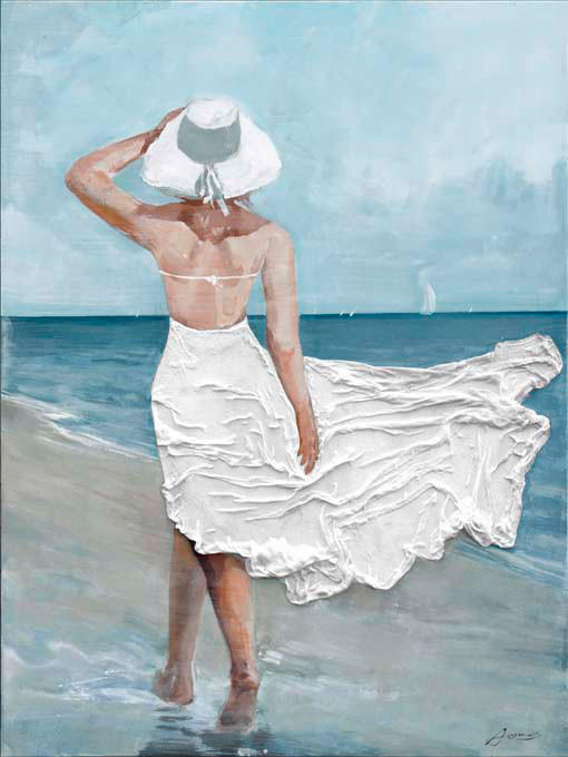 OLAJFESTMÉNY 75/100 cm  - színes, Basics, textil/fa (75/100cm)